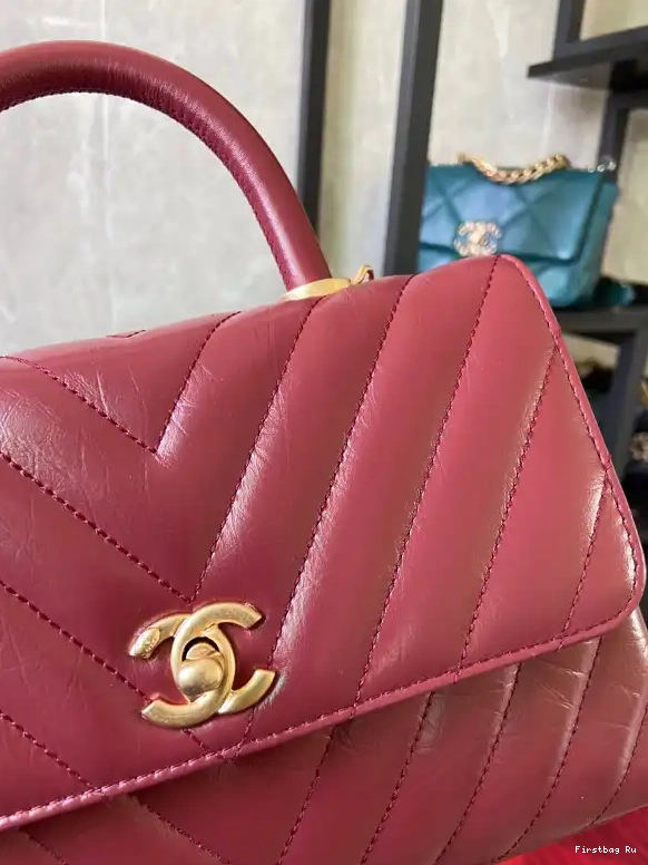 First Bag Ru COCO CHANEL HANDLE BAG 0514